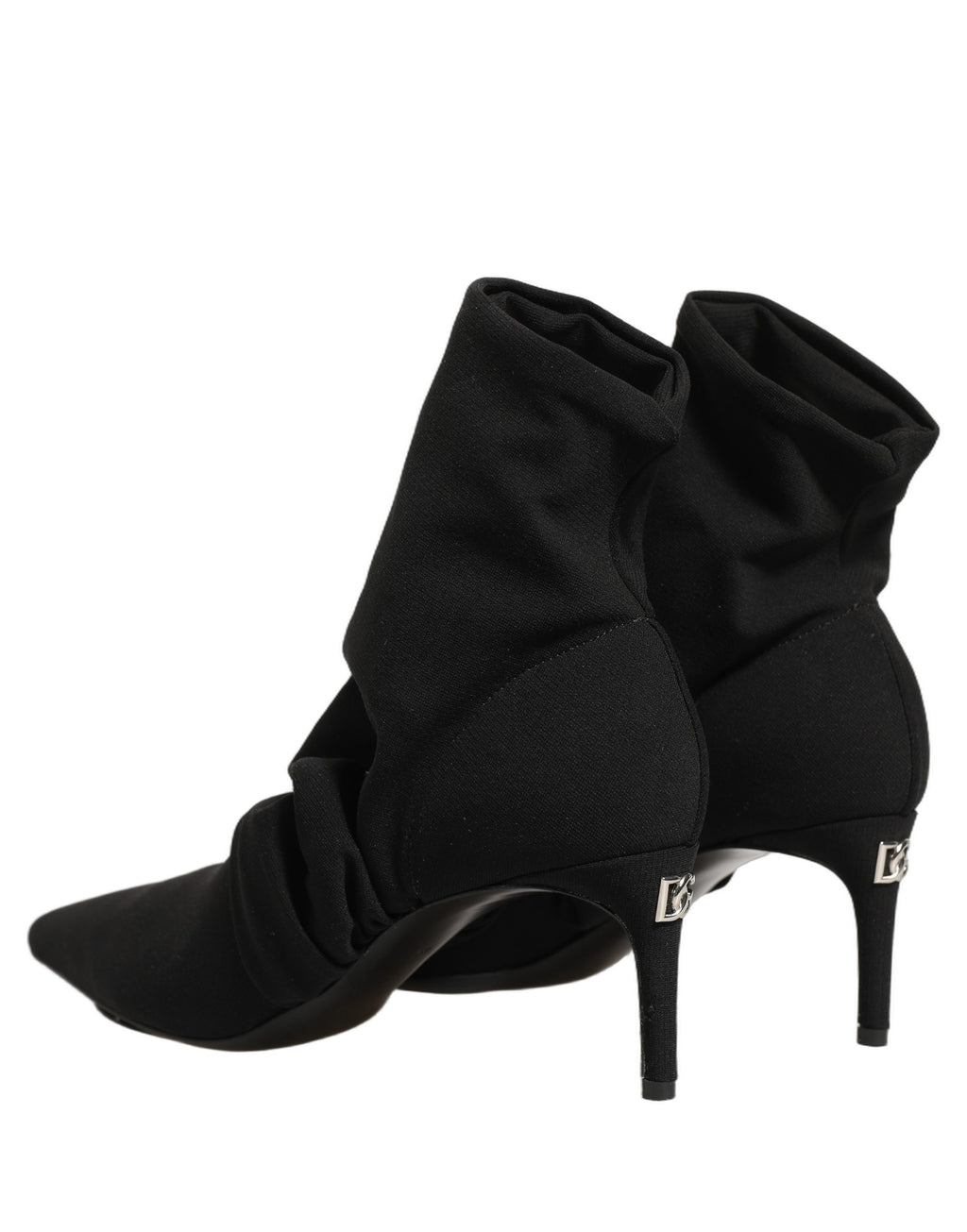 Chaussures Dolce & Gabbana Bottines à talons chaussettes extensibles noires