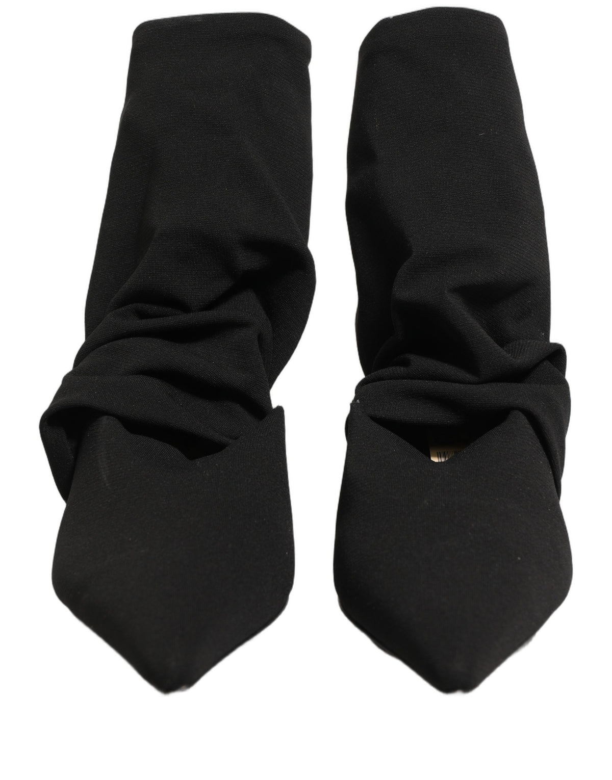 Dolce & Gabbana Schwarze Stretch Sockenabsatz Stiefeletten Schuhe