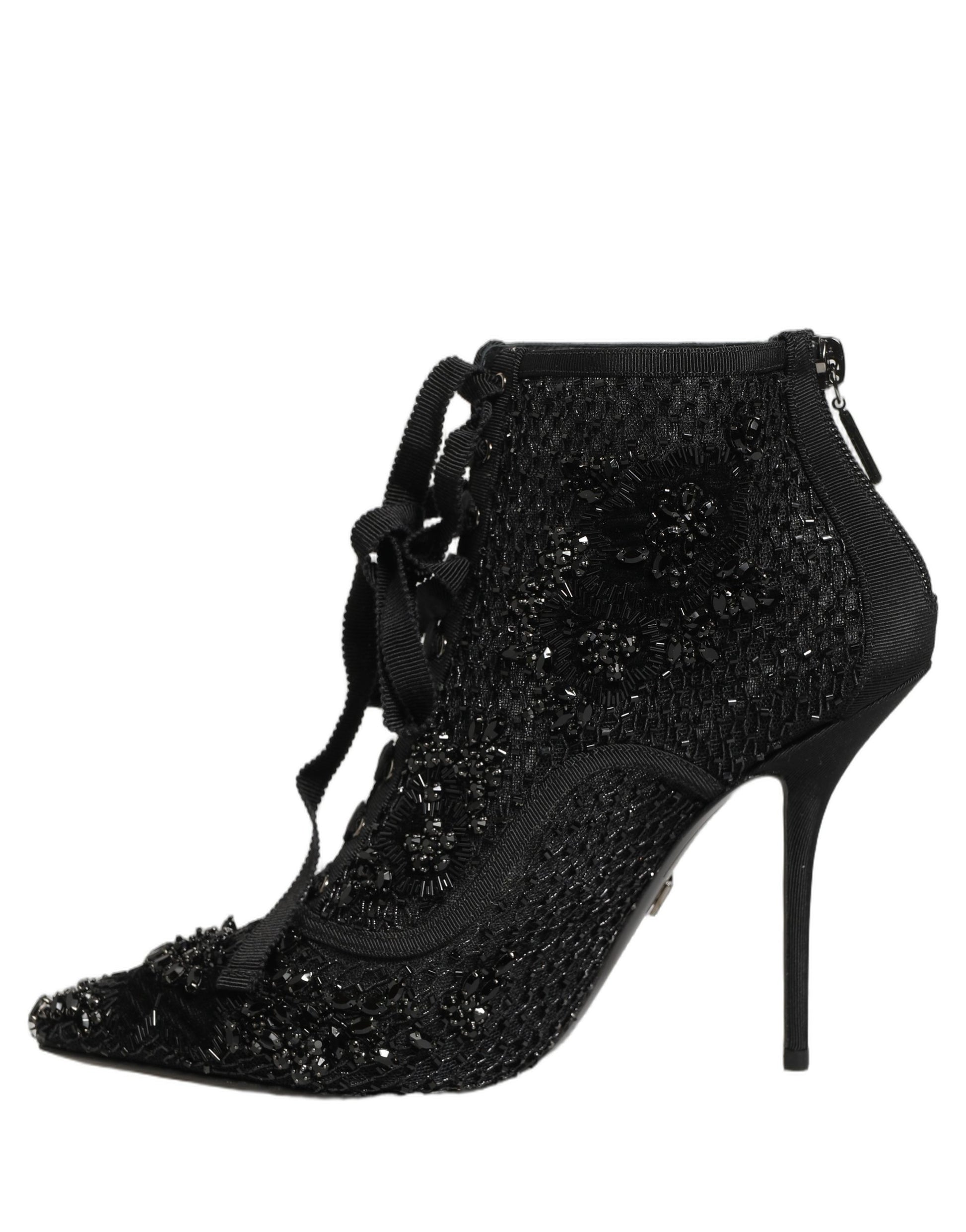 Dolce & Gabbana Black Ankle for Women side view