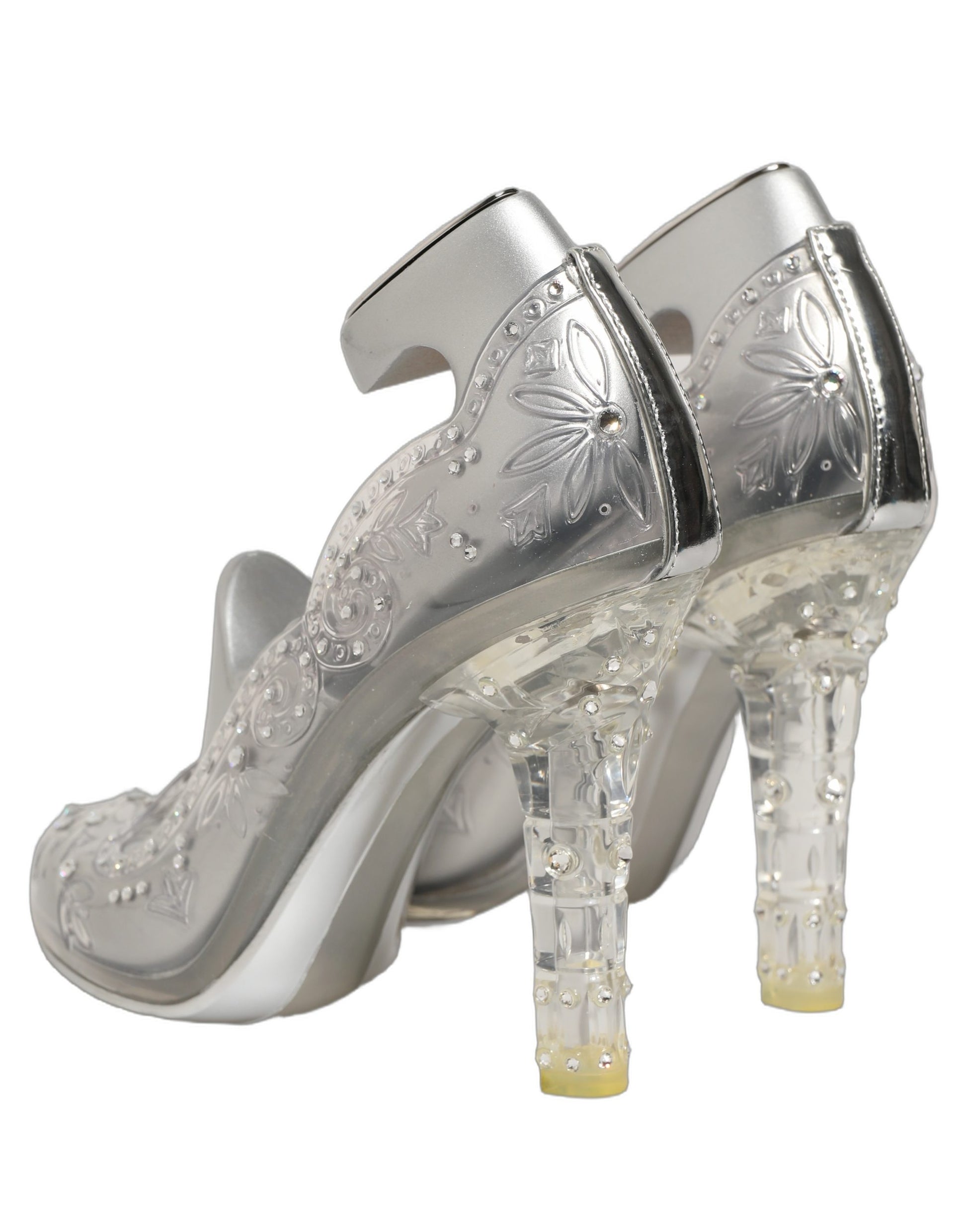 Dolce & Gabbana Silver High Heel for Women side view
