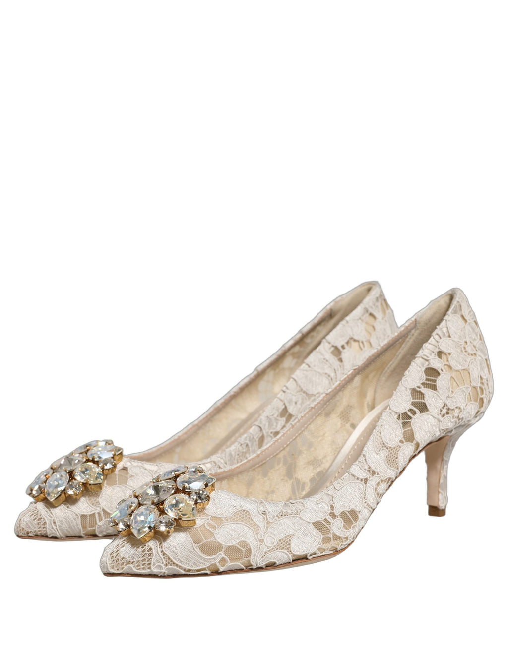 Dolce & Gabbana White Mid Heel for Women additional view