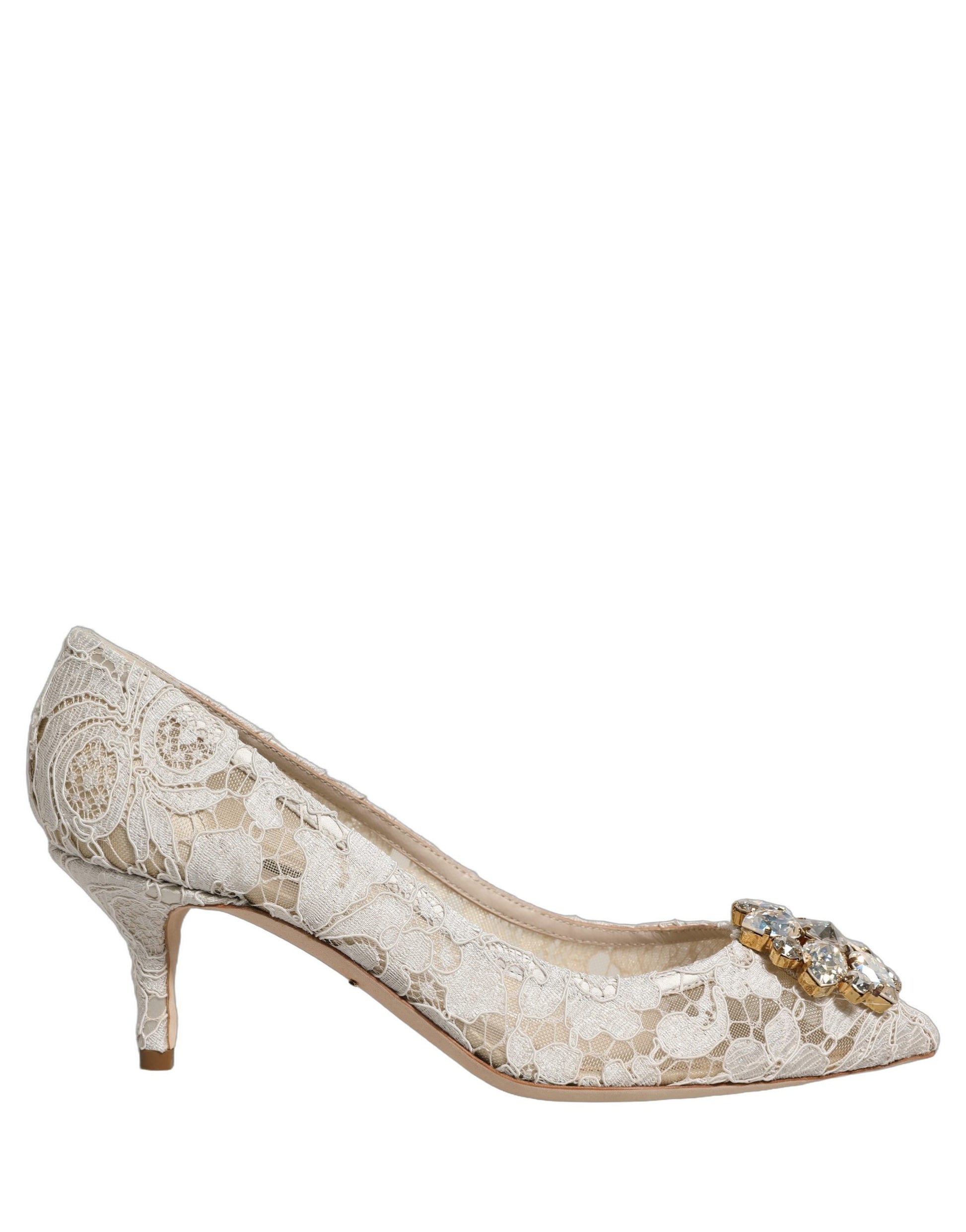 Dolce & Gabbana White Mid Heel for Women additional view