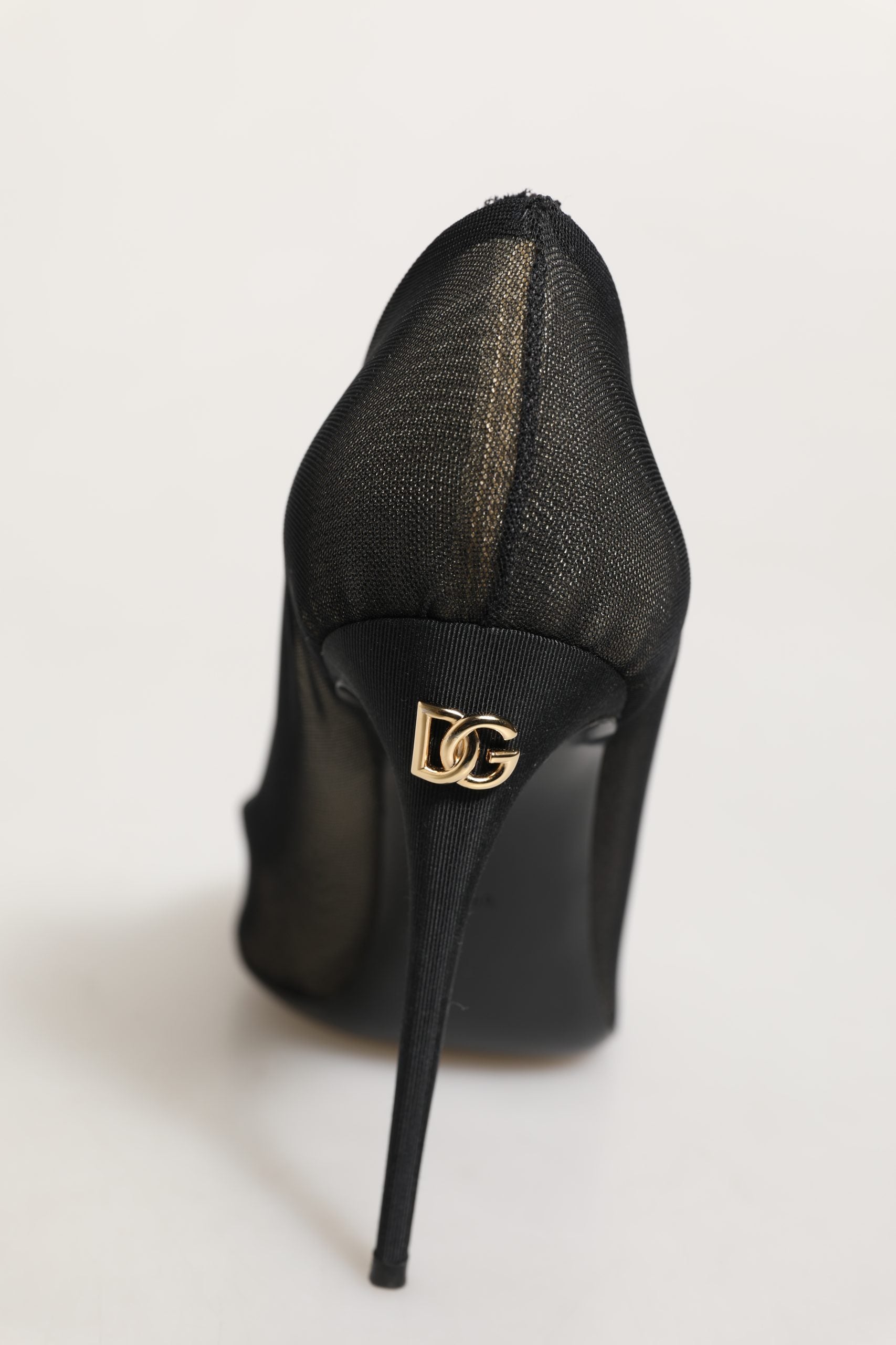 Chaussures à talons hauts Dolce & Gabbana en maille noire