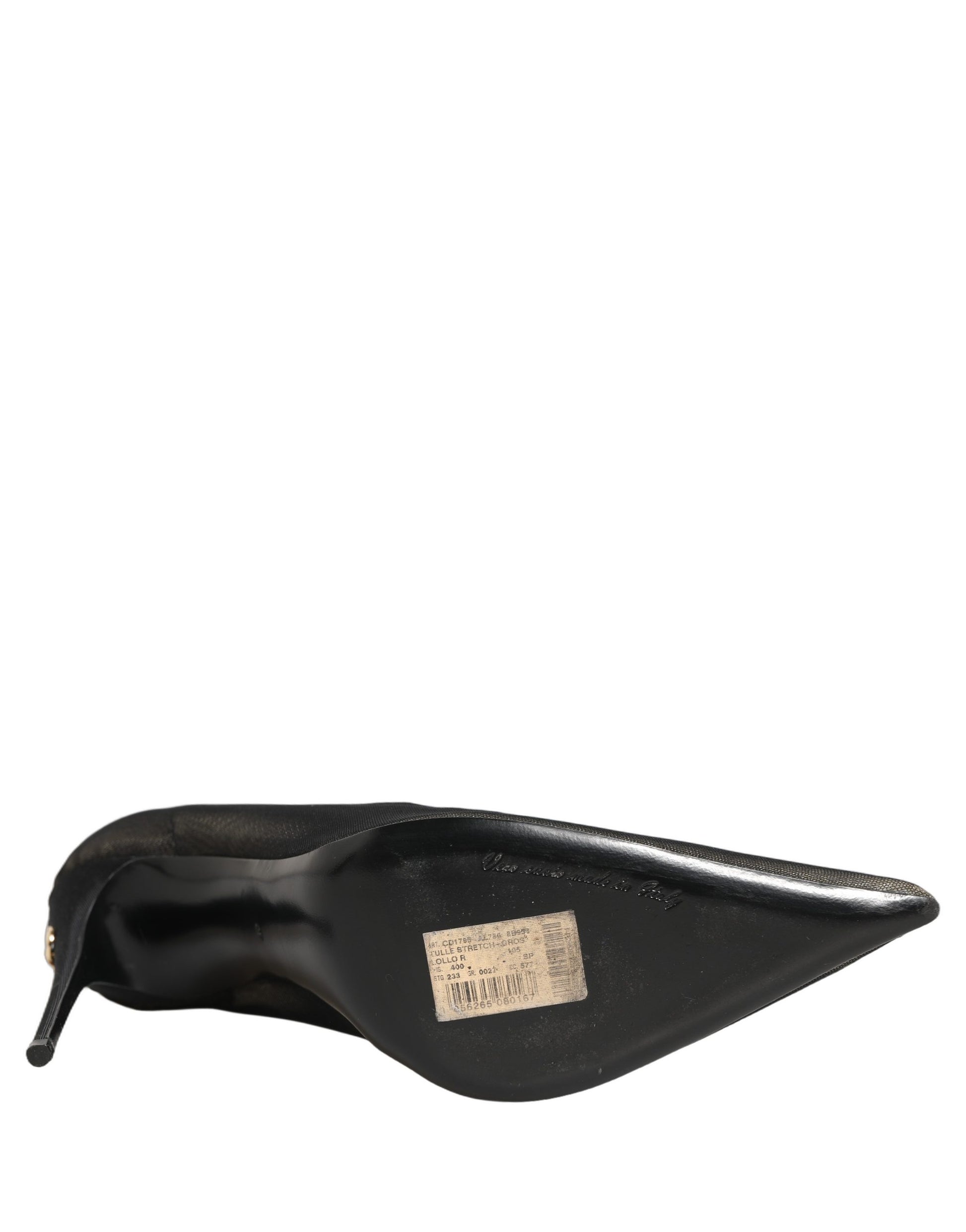 Chaussures à talons hauts Dolce & Gabbana en maille noire