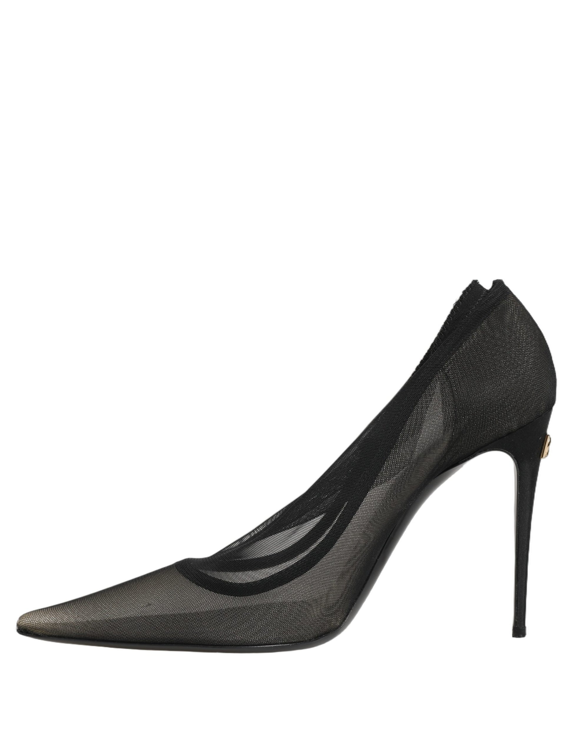 Chaussures à talons hauts Dolce & Gabbana en maille noire