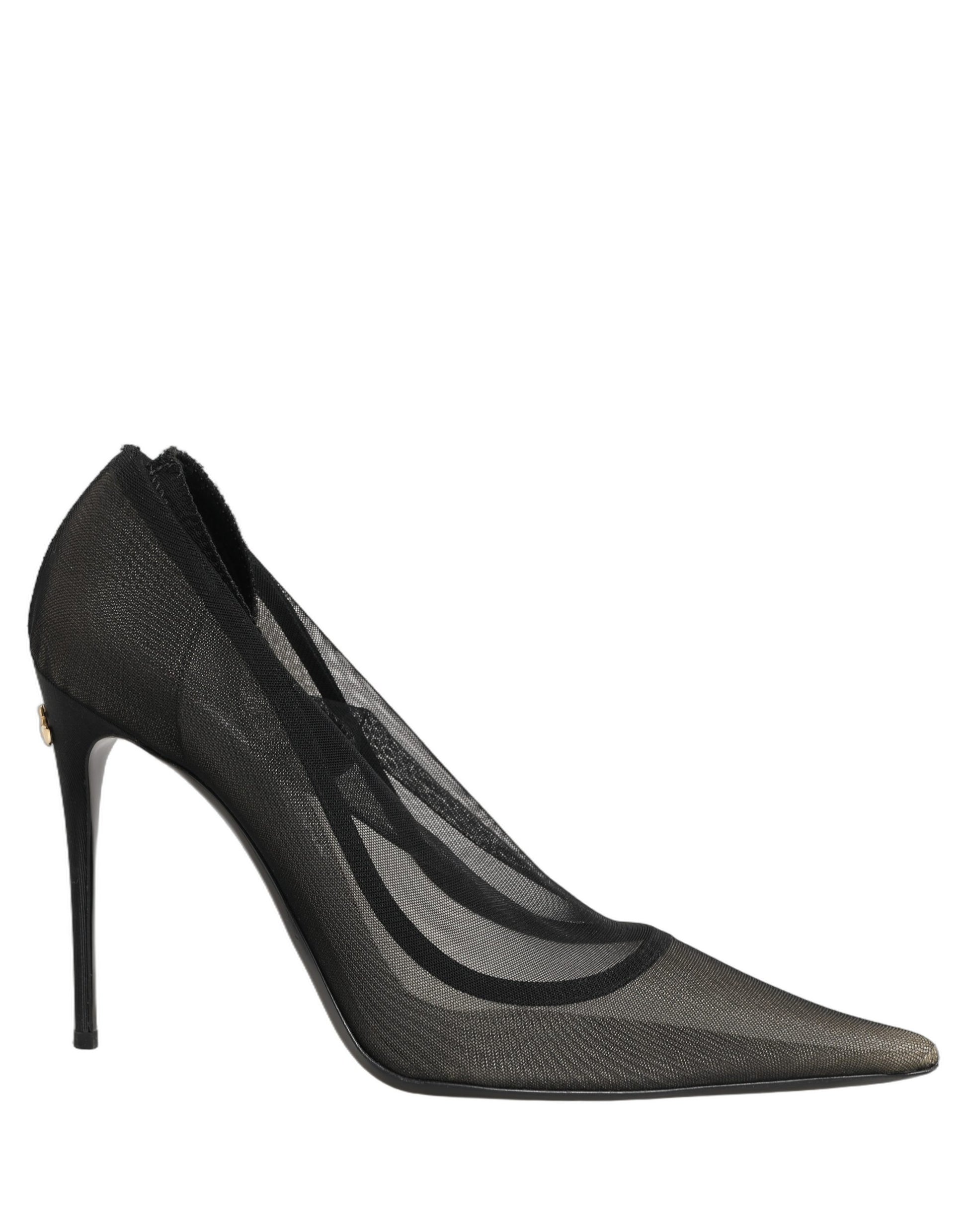 Chaussures à talons hauts Dolce & Gabbana en maille noire