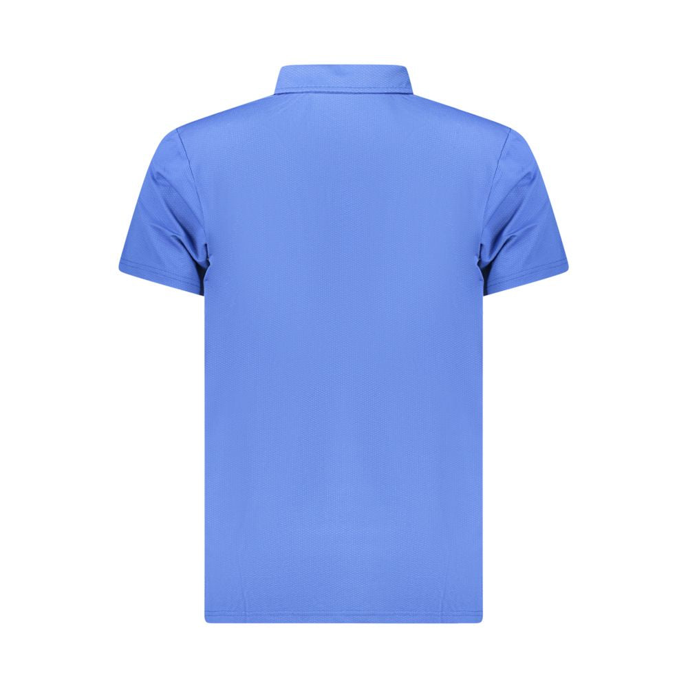 Lotto Blue Polyester Polo Shirt
