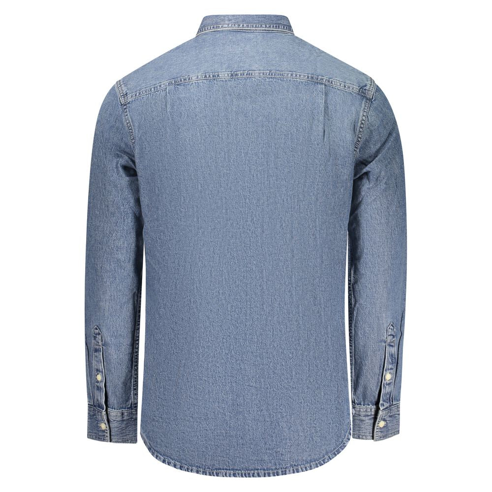 Chemise homme Calvin Klein en coton bleu