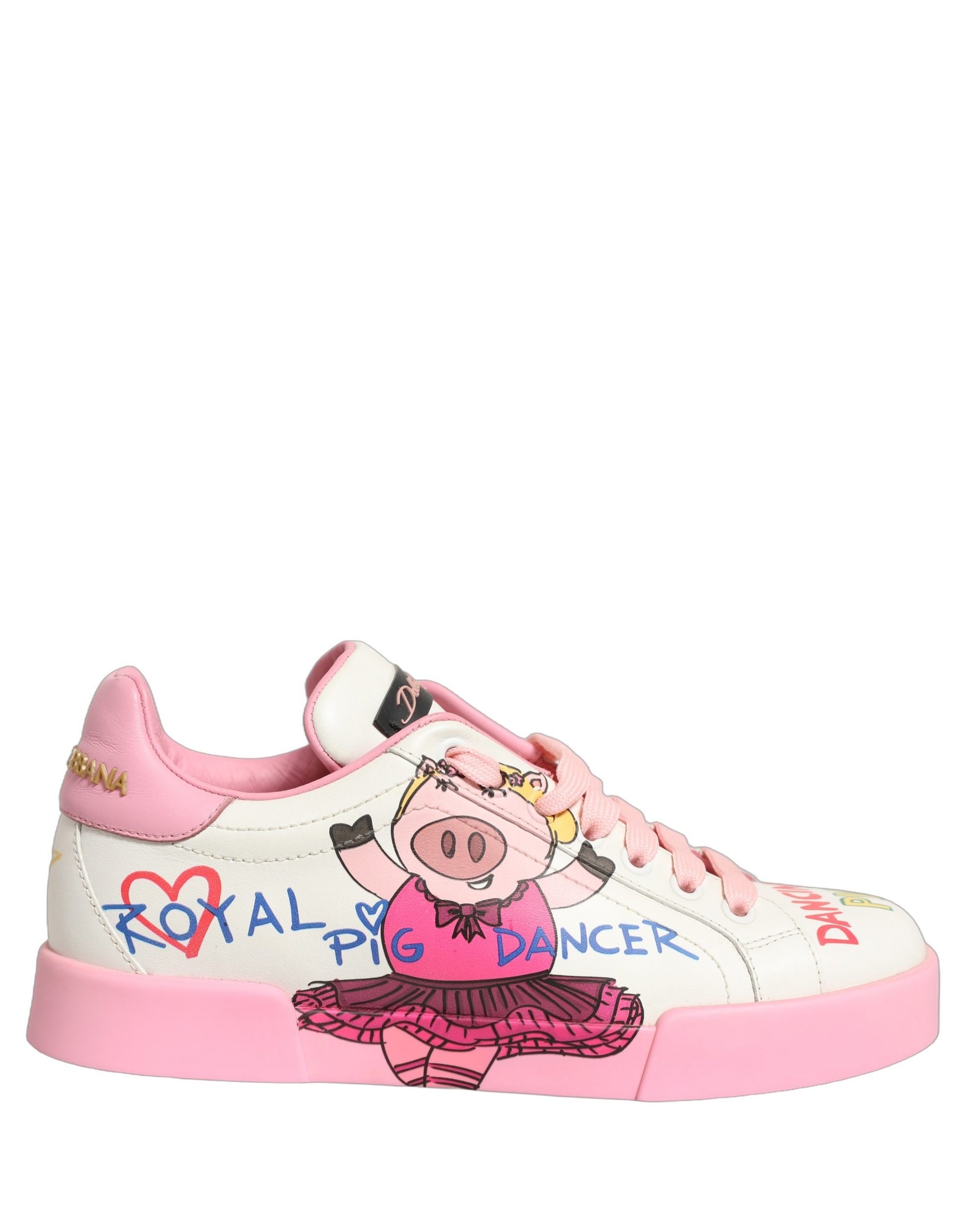 Dolce & Gabbana White Low Top Sneakers for Men additional view