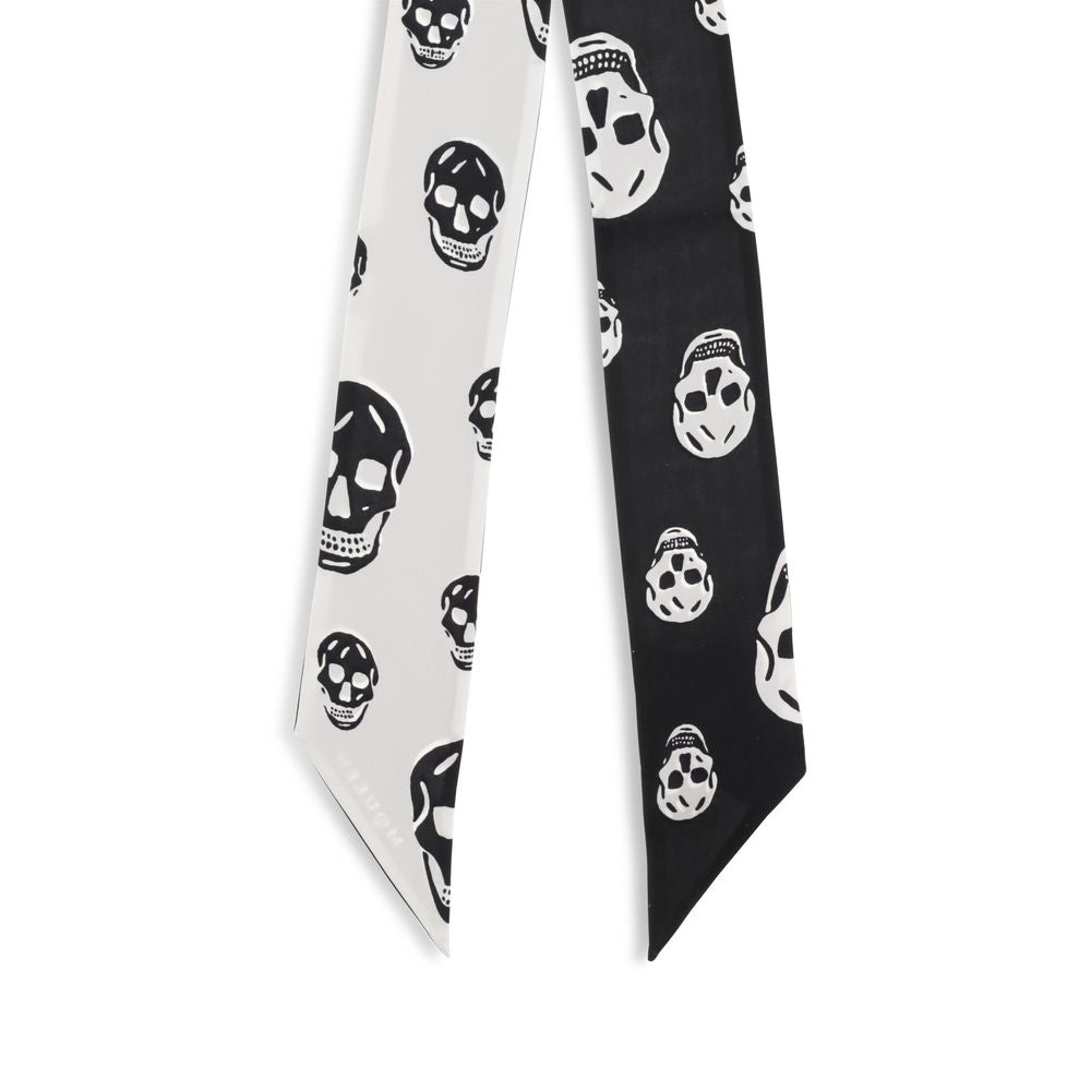 Alexander McQueen Black Scarf detail view
