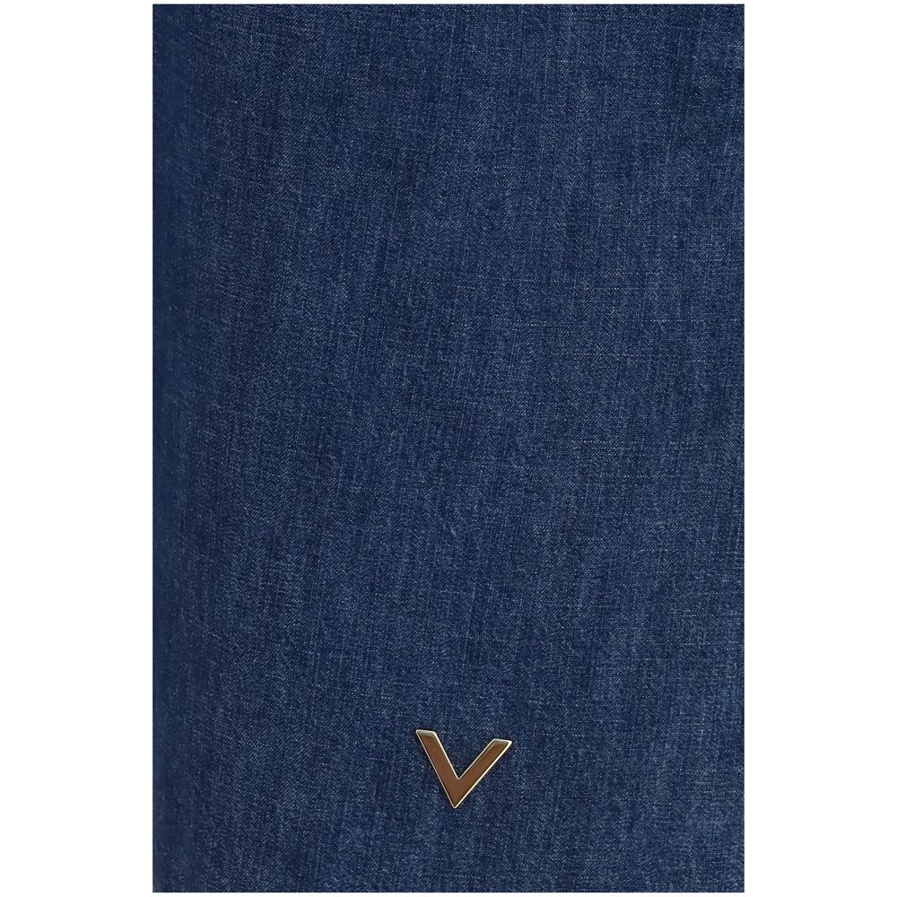 Robe décontractée en coton bleu Valentino