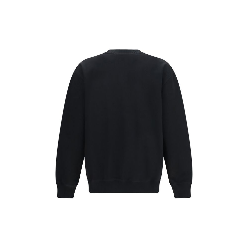 Sweat-shirt Balmain en coton noir