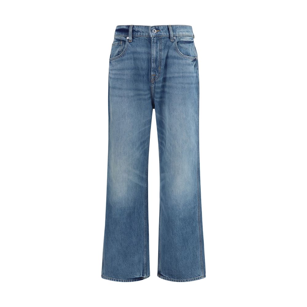 Jeans Relaxed Fit en Coton Bleu 7FOR