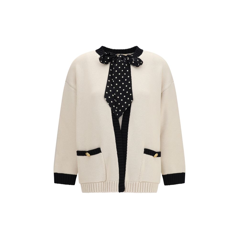 Valentino Beige Cotton Cardigan