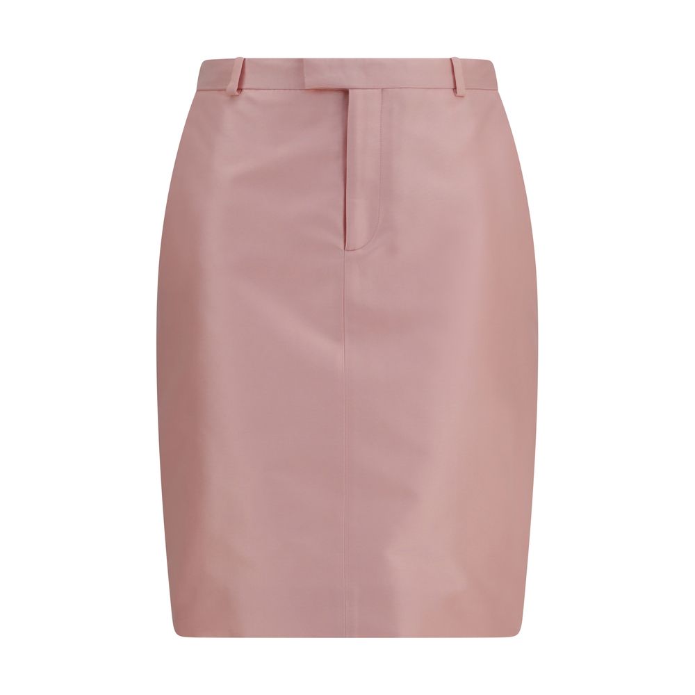Mini-jupe en soie multicolore Gucci