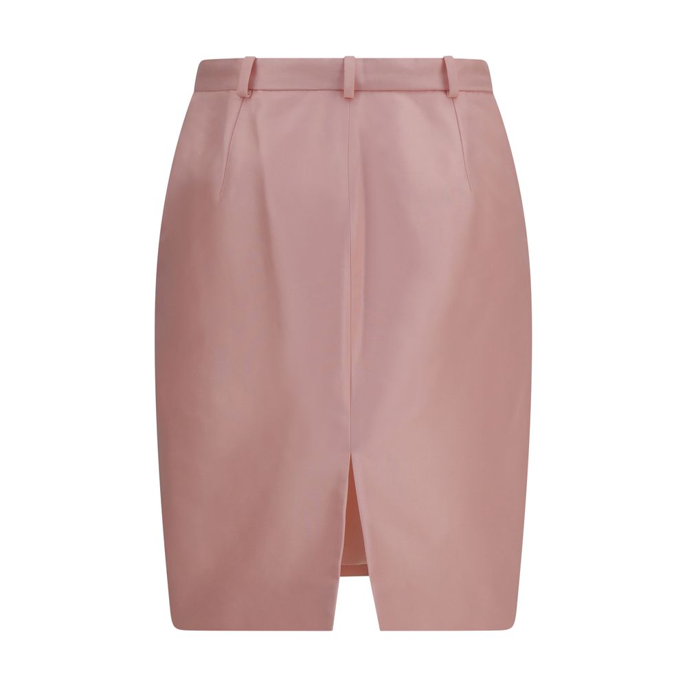 Mini-jupe en soie multicolore Gucci