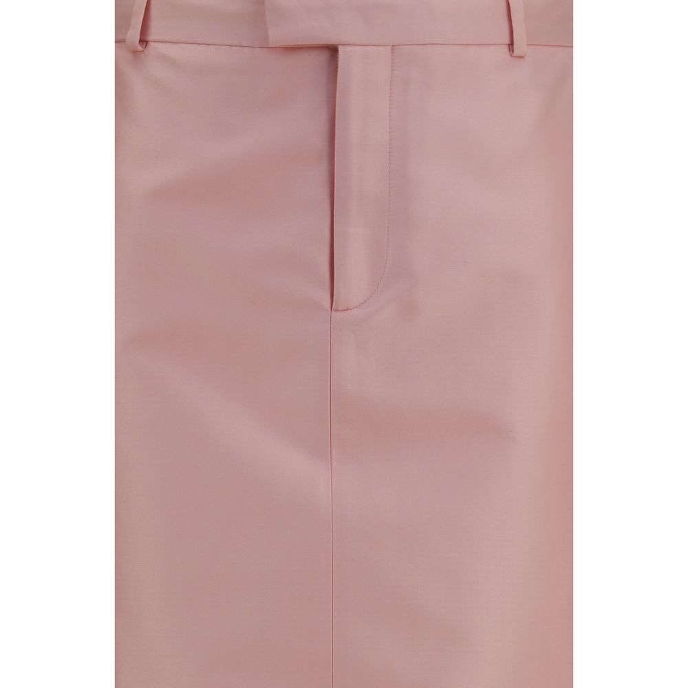 Mini-jupe en soie multicolore Gucci