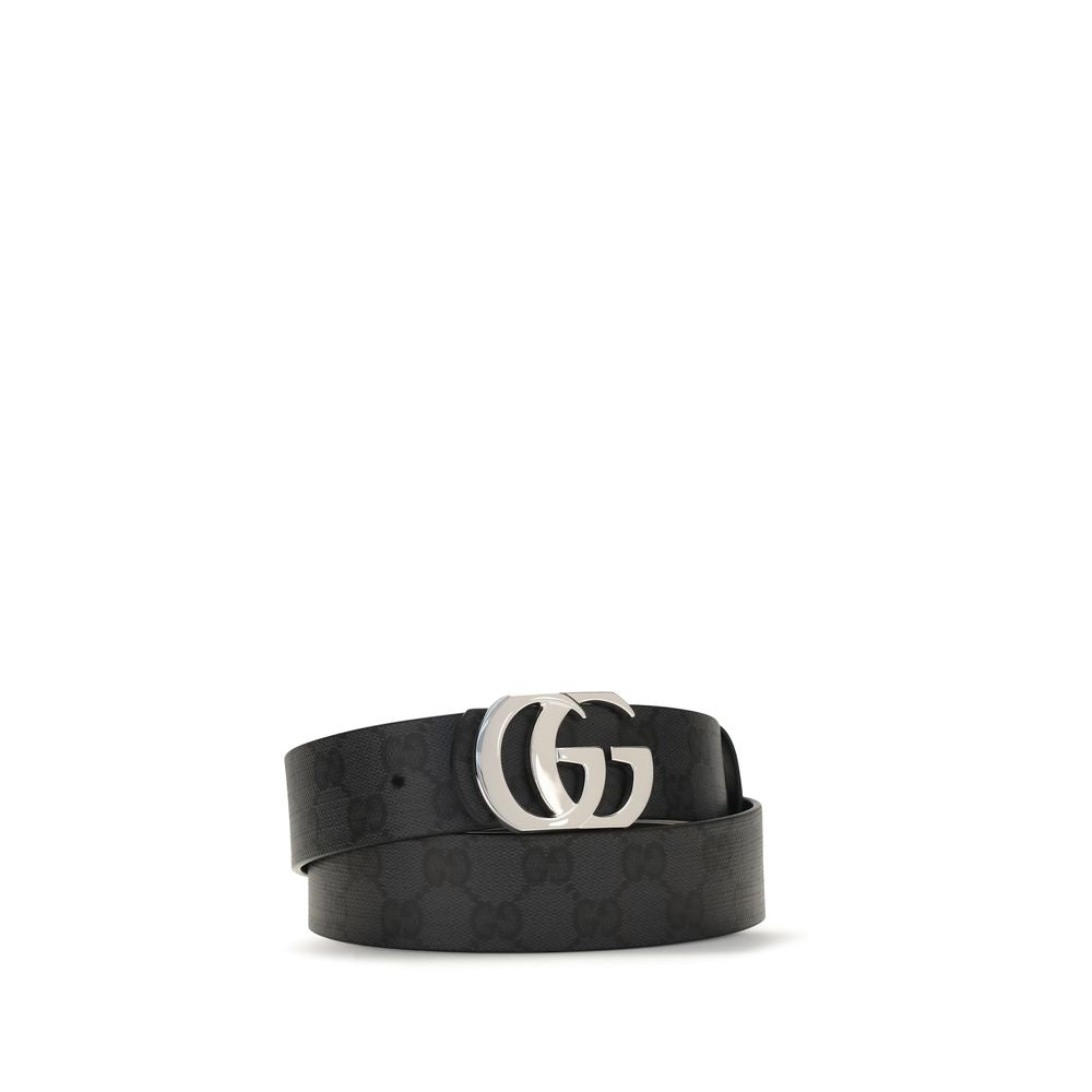 Ceinture Gucci en coton noir