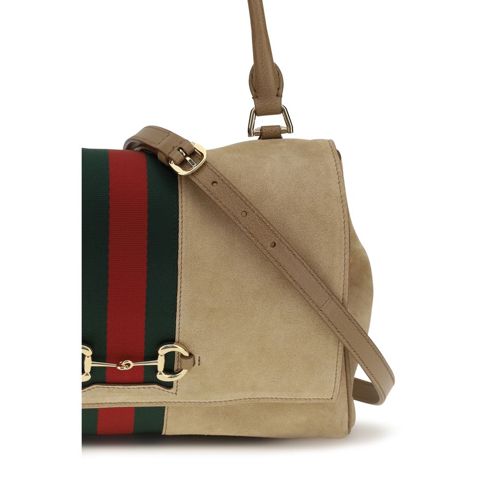 Sac à main Gucci en cuir de veau beige Bos Taurus