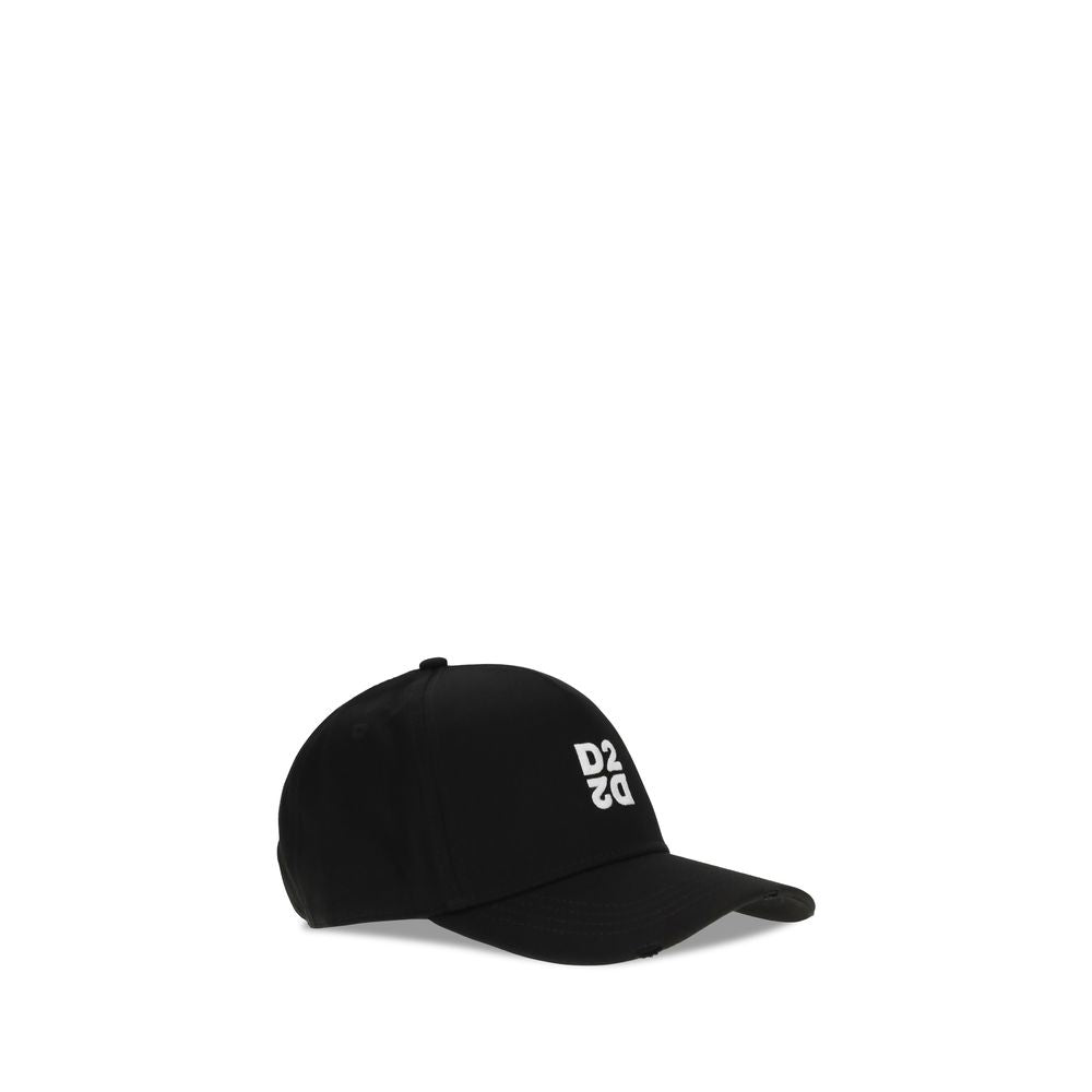 Casquette Dsquared² en coton noir (Casquette de baseball)