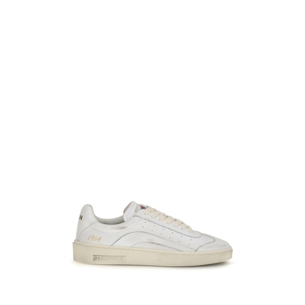 Dsquared² White Low Top Sneakers for Men