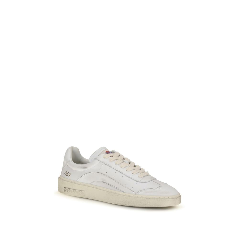 Dsquared² White Low Top Sneakers for Men alternate view