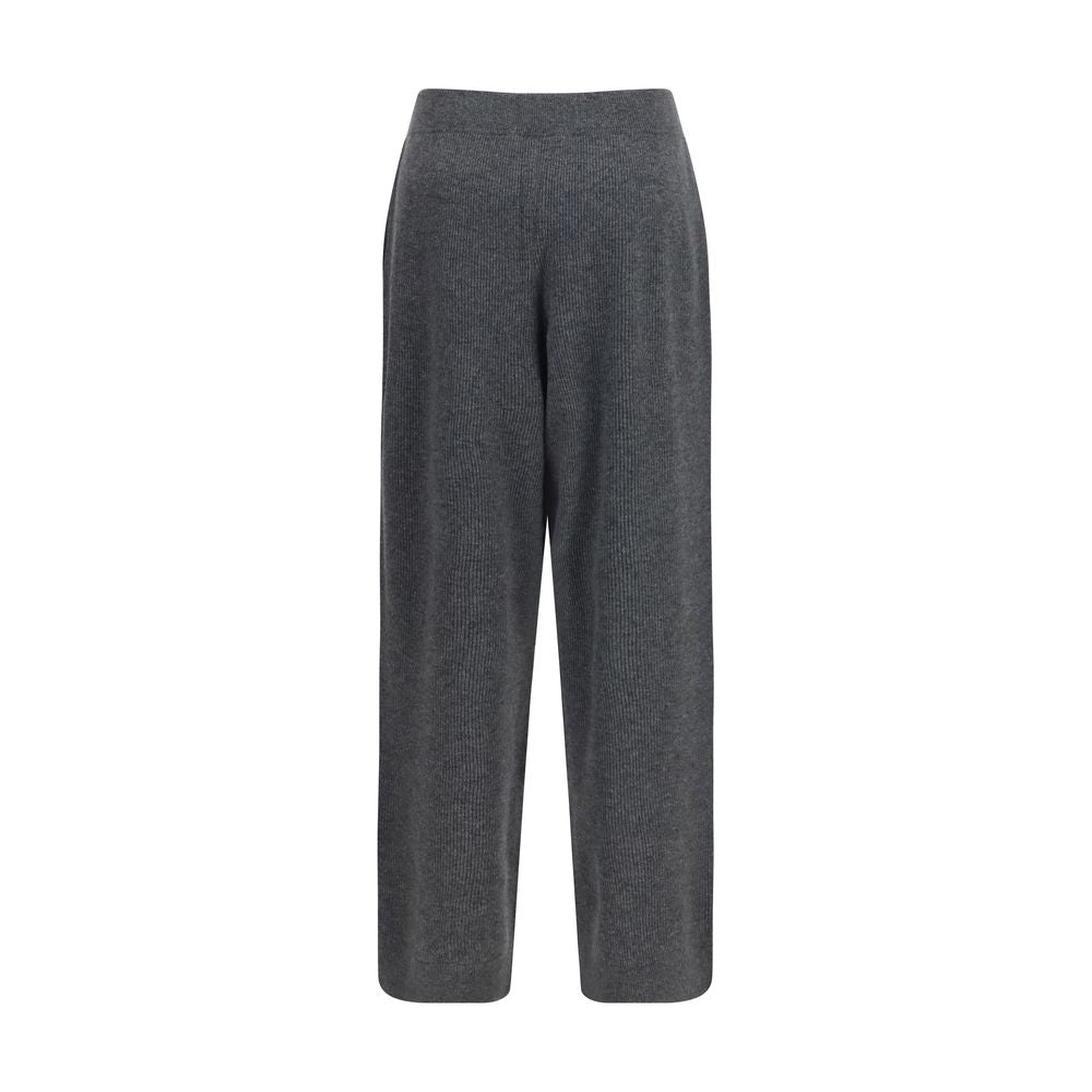 Brunello Cucinelli Pantalon décontracté gris en cachemire