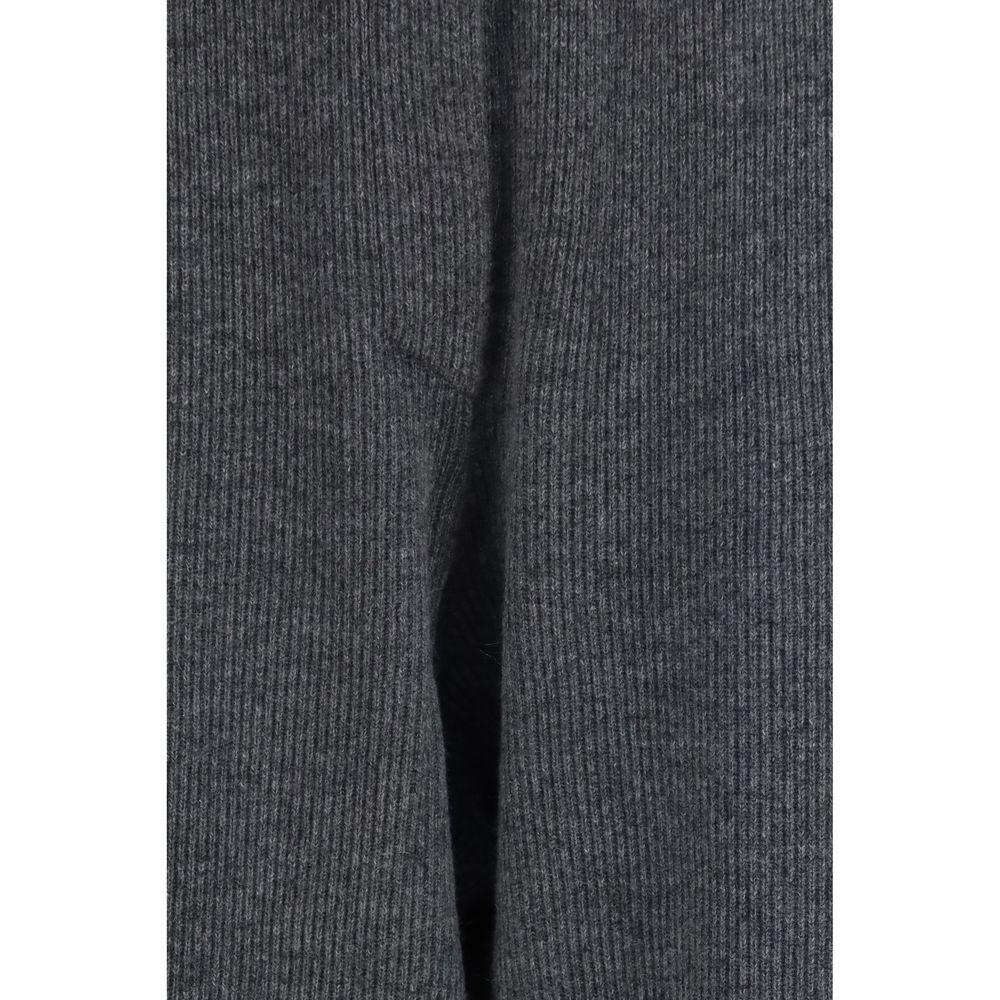 Brunello Cucinelli Pantalon décontracté gris en cachemire