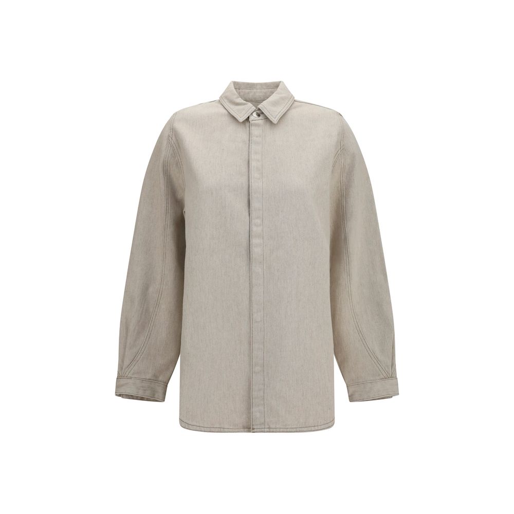 Chemise en jean beige Jacquemus