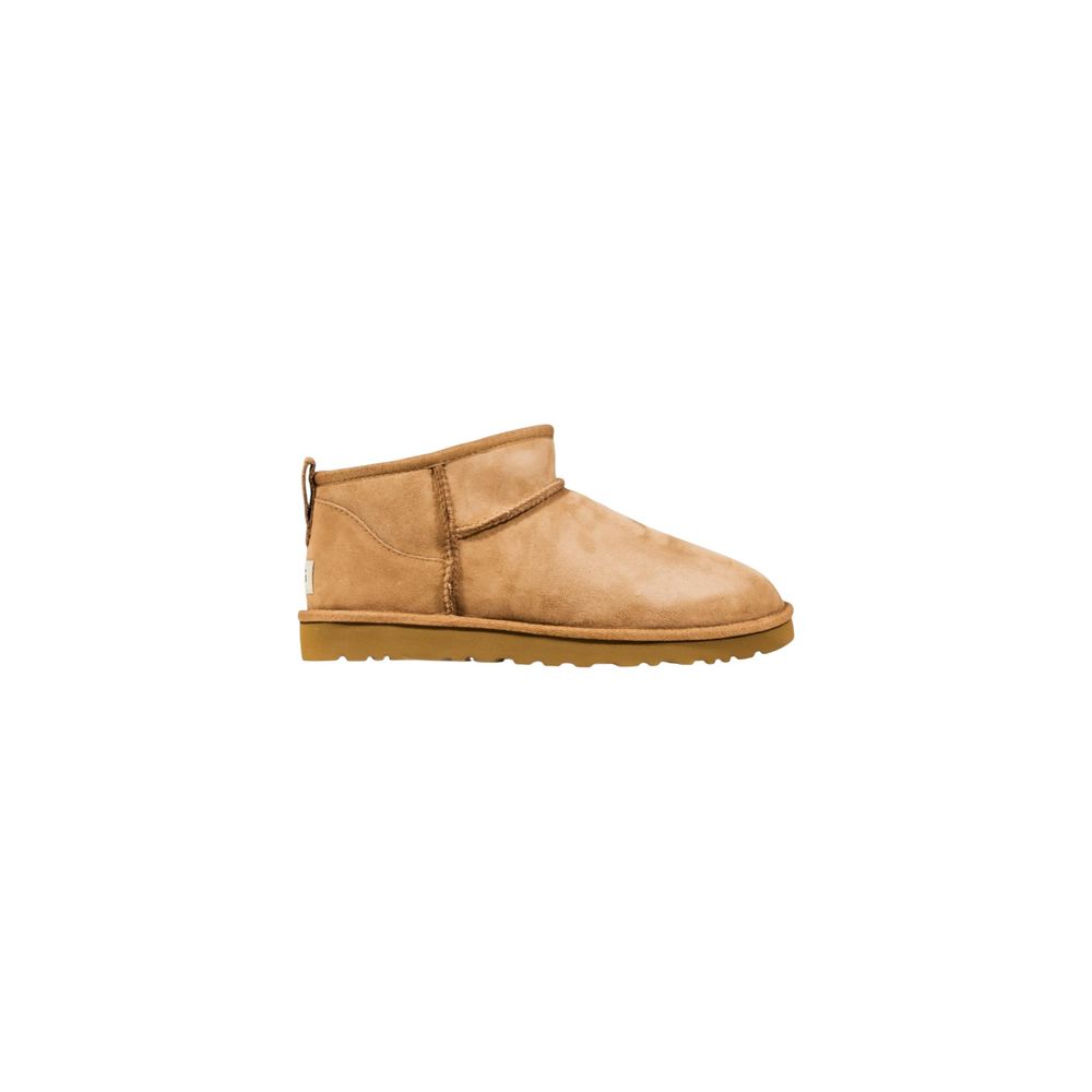 Bottines en cuir beige UGG