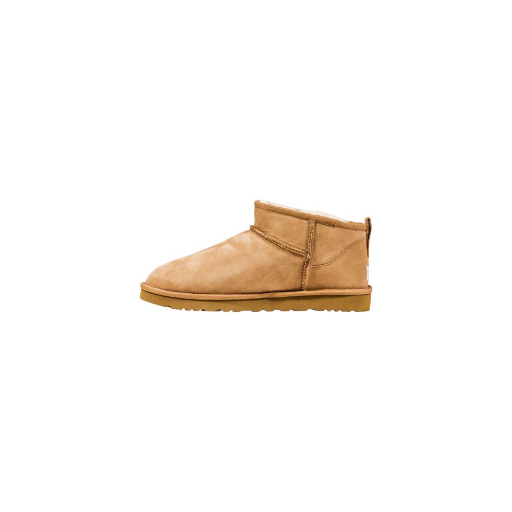 Bottines en cuir beige UGG