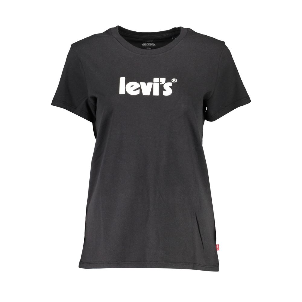 T-shirt noir en coton pour femme Levi's