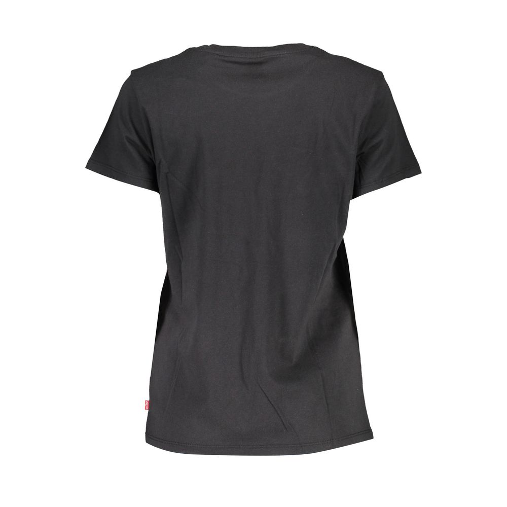 T-shirt noir en coton pour femme Levi's