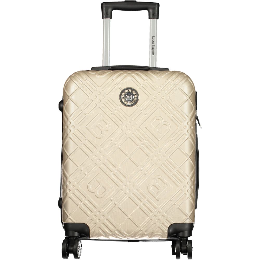 Sac de voyage Laura Biagiotti en polyuréthane doré pour femme