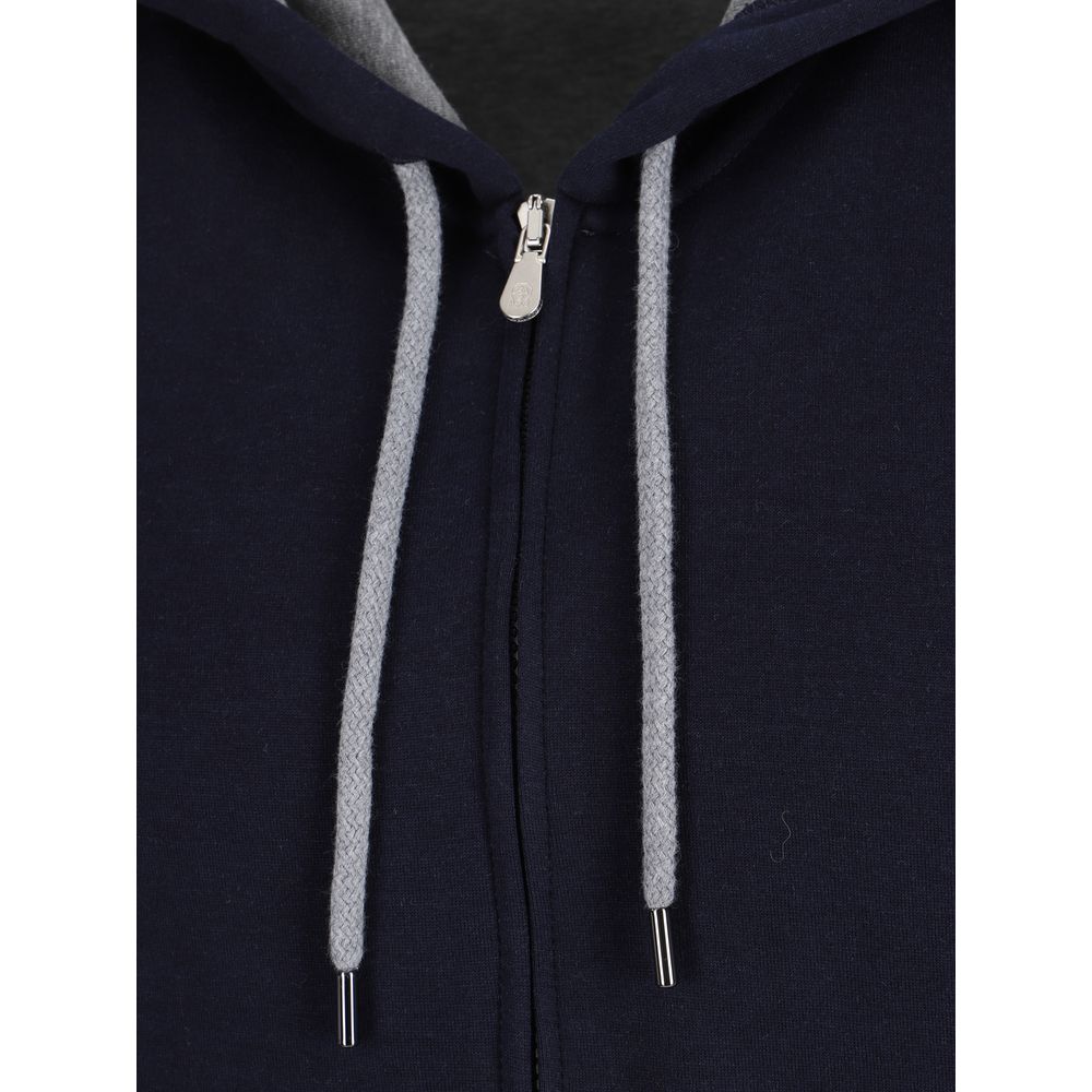 Brunello Cucinelli Blue Sweatshirt detail view
