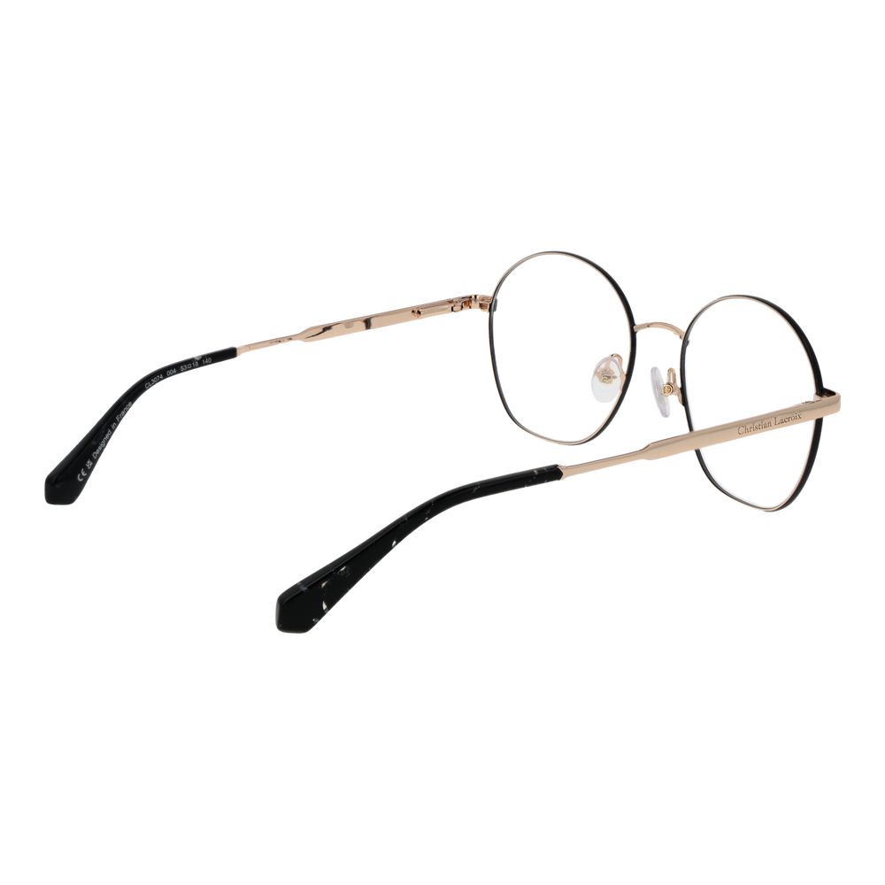 Lunettes (montures) Christian Lacroix beiges en acier inoxydable