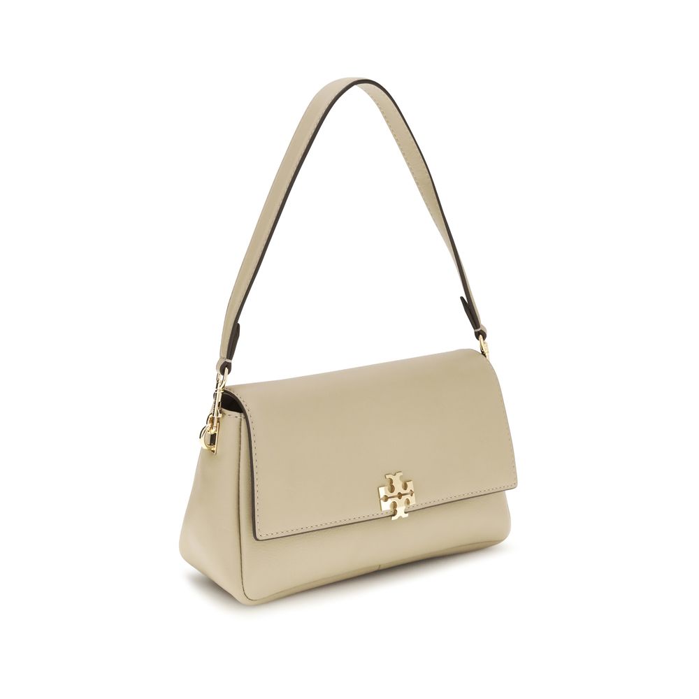 Sac à bandoulière Tory Burch en cuir de veau beige Bos Taurus