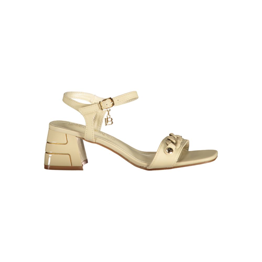Sandales Laura Biagiotti pour femme en polyuréthane beige