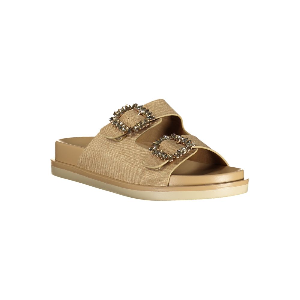 Chausson pour femme en polyuréthane beige Laura Biagiotti