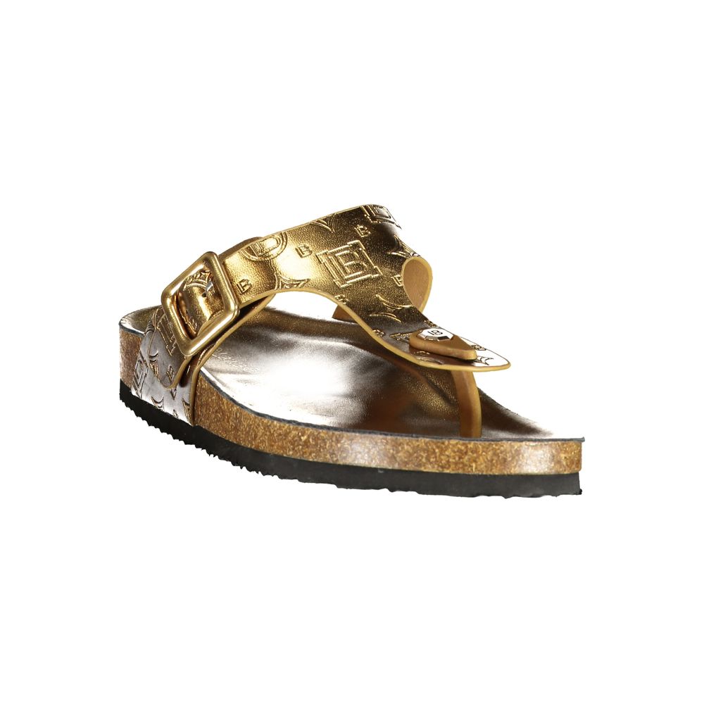 Sandales Laura Biagiotti en polyuréthane bronze pour femme