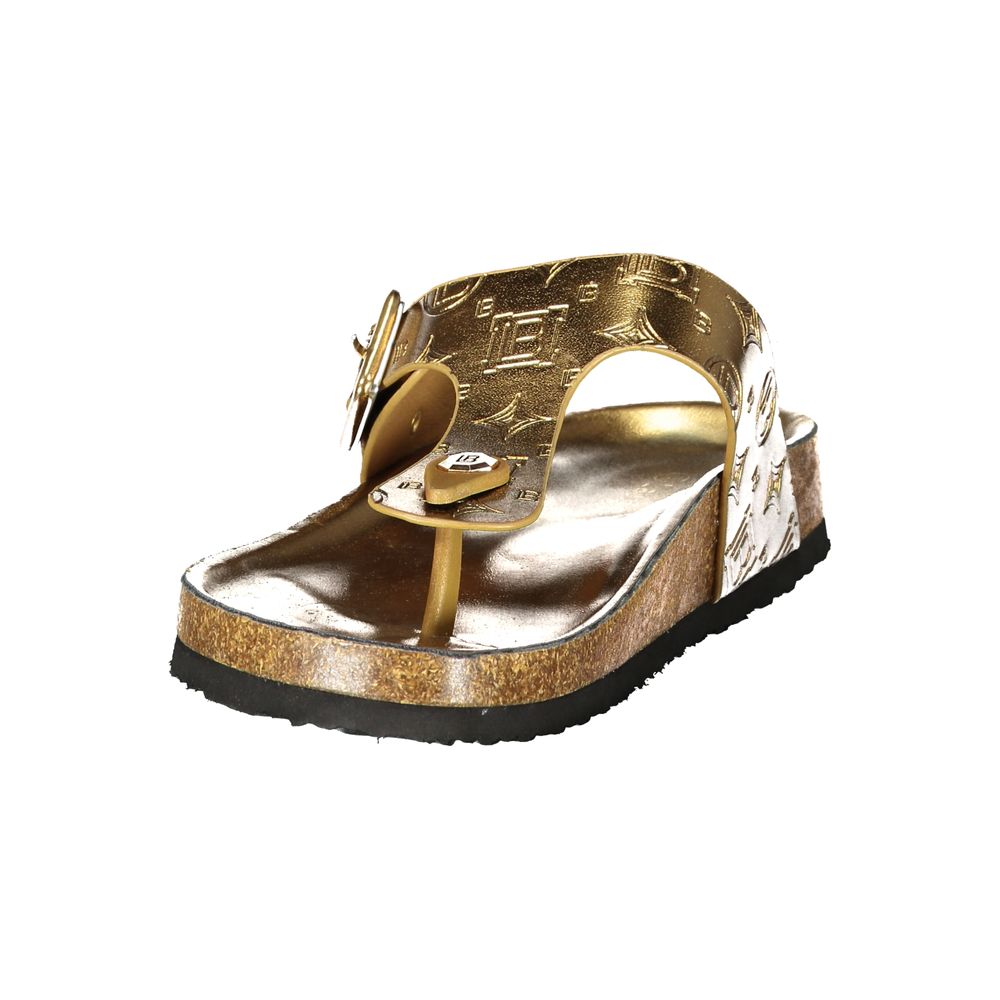 Sandales Laura Biagiotti en polyuréthane bronze pour femme