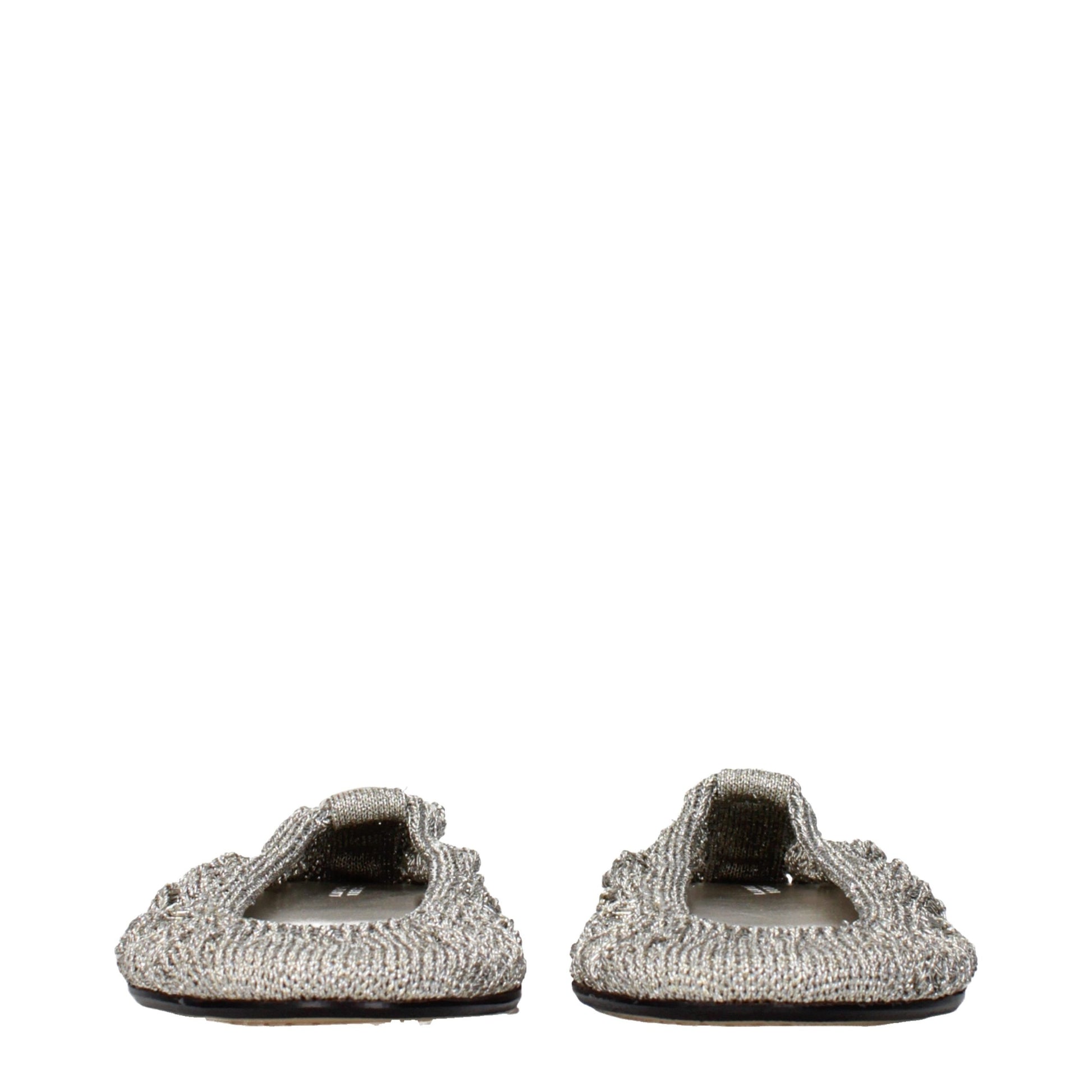 Isabel Marant Gray Fabric Ballet Flats