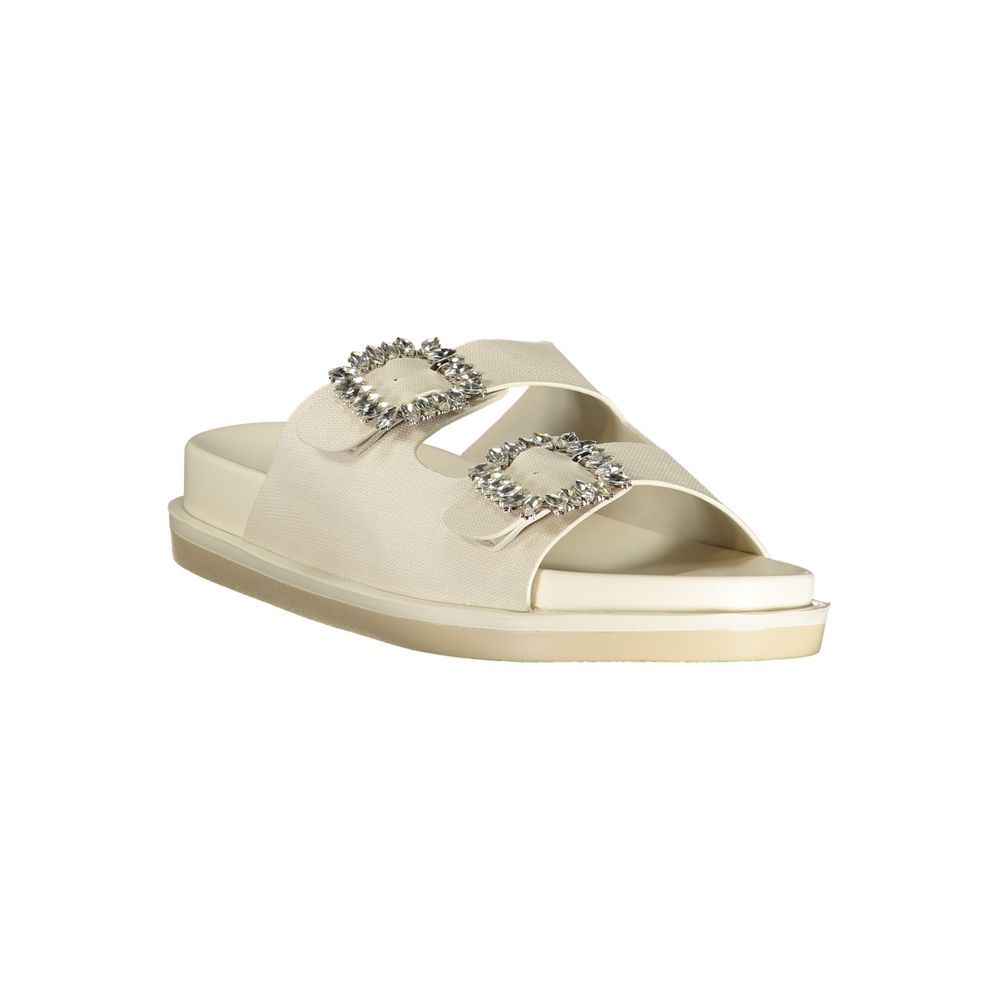 Laura Biagiotti White Polyurethane Women's Slipper