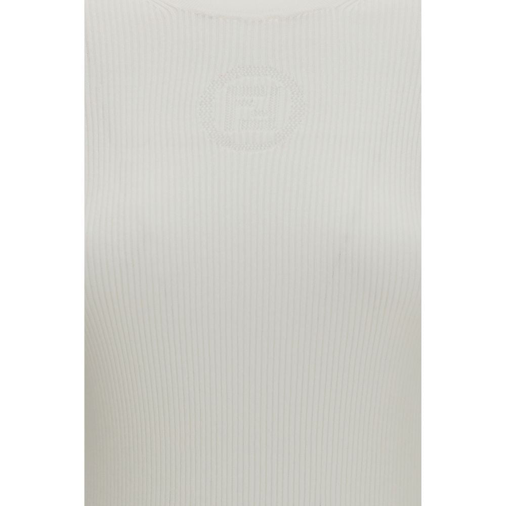 Fendi White Cotton Sweatshirt