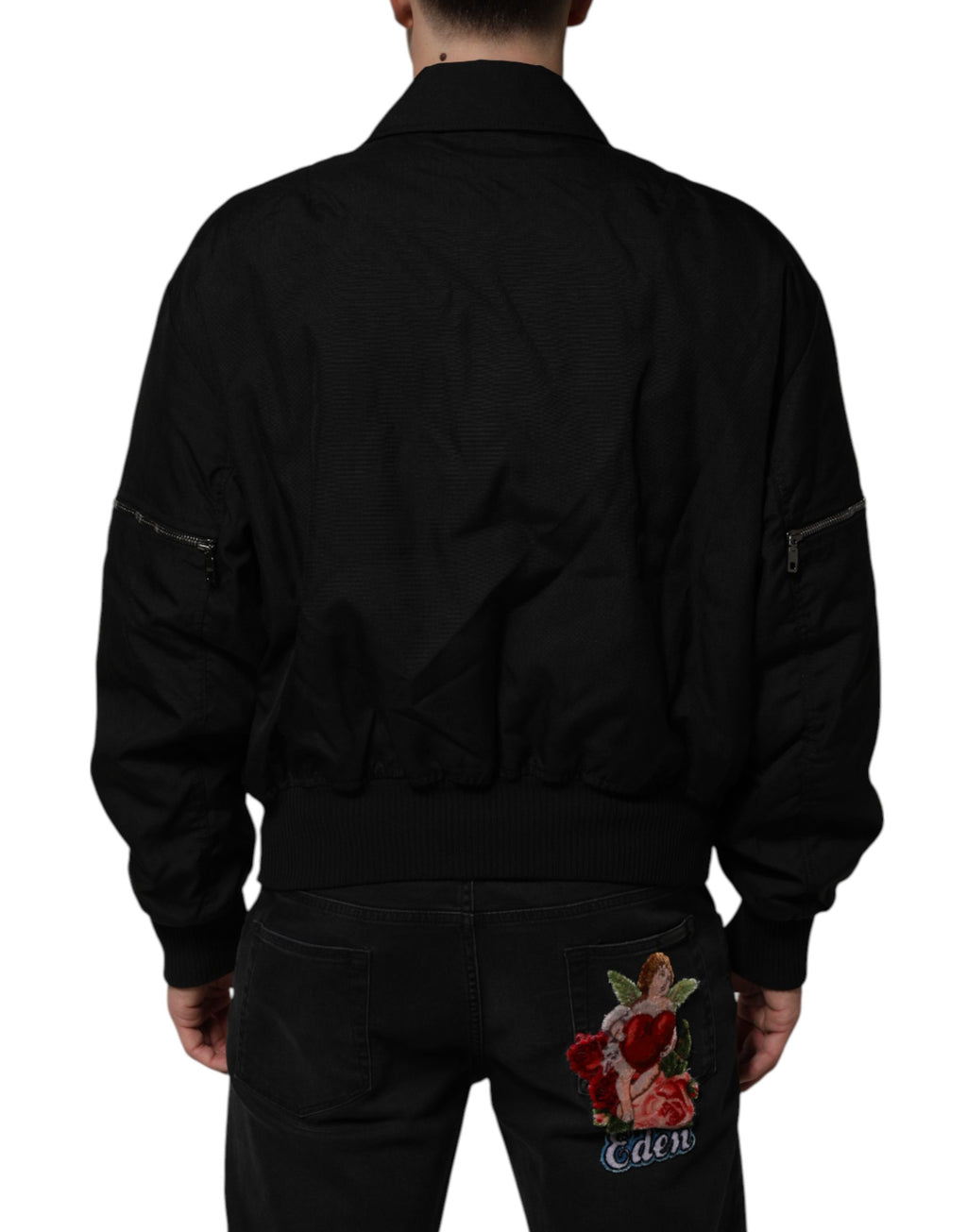 Dolce & Gabbana Black Jacket side view