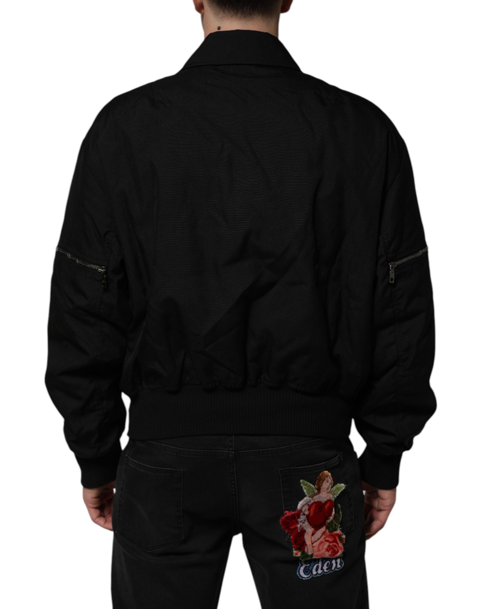 Dolce & Gabbana Black Jacket side view