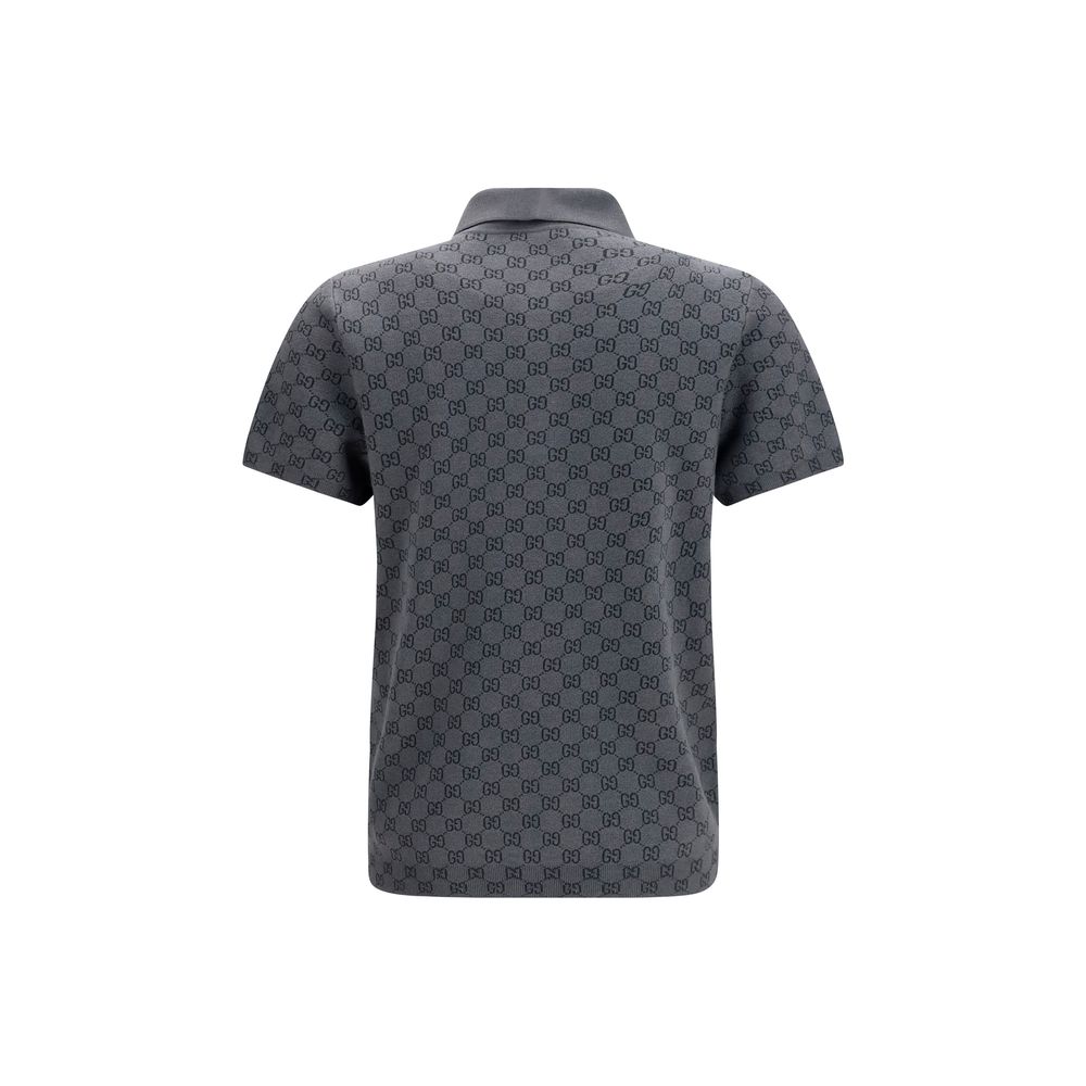 Gucci Gray Polo Shirt alternate view