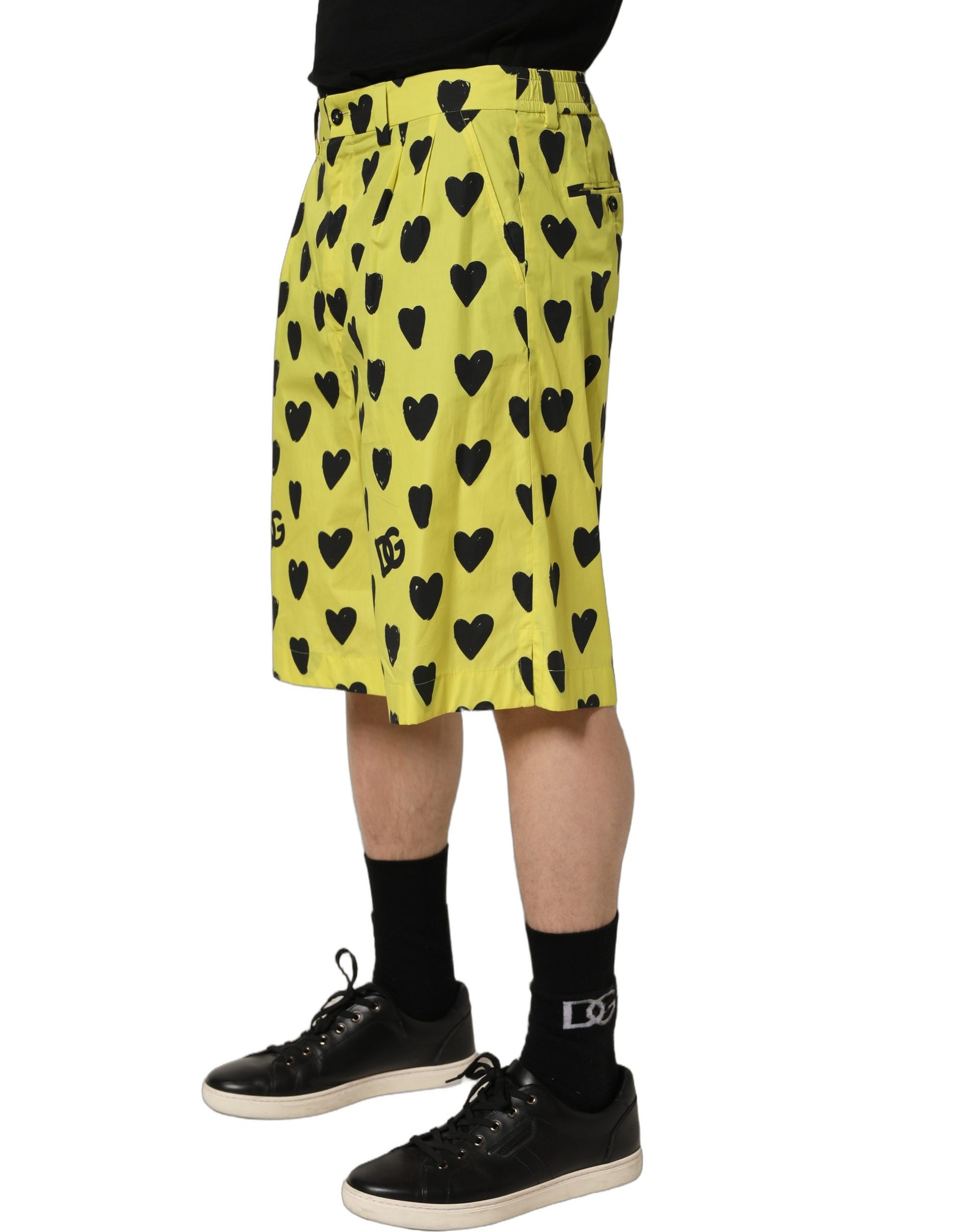 Dolce & Gabbana Yellow Designer Fashion for Men side view
