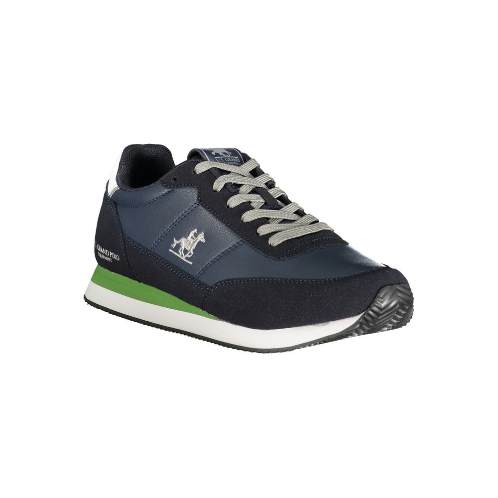 U.S. Grand Blue Polyester Mens Sneaker