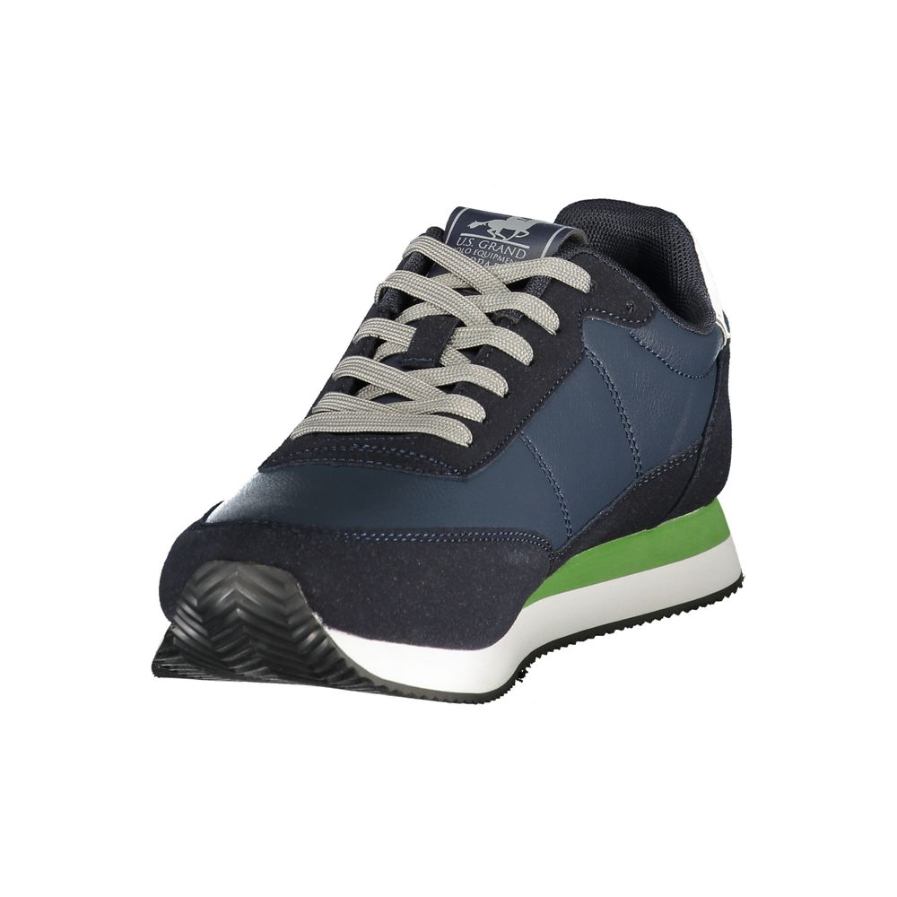 U.S. Grand Blue Polyester Mens Sneaker